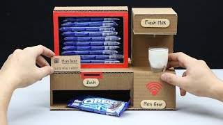 Wow! Amazing DIY OREO and Fresh Milk Vending Machine #2