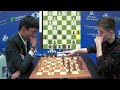 pragg stunned by dubov’s brilliance ✨ 2 epic sacrifices 💥🔥 world chess blitz 2023