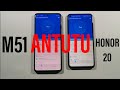 Samsung M51 vs Honor 20 Antutu Benchmark Test