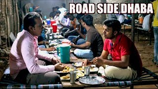 Pure Veg Roadside Family Dhaba in Hyderabad | Punjabi Food | Dhaba with Cots
