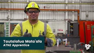Meet ATNZ engineering apprentice Tau Mata’afa