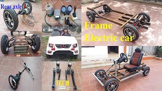 Homemade electric vehicles with independent suspension and oil disc brakes