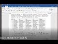JAVA - Lesson #89 - APCSA - ArrayList Activity #1 and #2