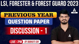 Livestock Inspector, Forester And Forest Guard 2023 | Previous Year Question Paper Discussion #1