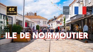 Île de Noirmoutier 🇨🇵 | France | Biscay Bay | Walking Video | 4K | Travel Video