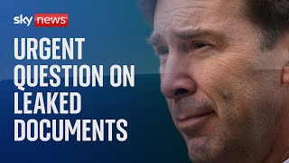 Urgent Question on leaked classified documents