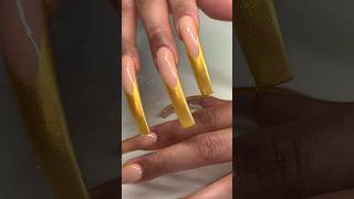 Gold Chrome x Top Coat ✨ | Full tutorial on my channel! 💅🏽