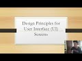 design principles for ui