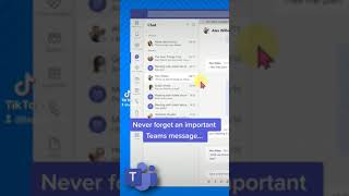 How to never forget a Teams Chat message again.