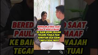 Viral video Paula mintaa maaf ke Baim soalniko #baimwong #baimpaula #paulaverhoeven #raffiahmad