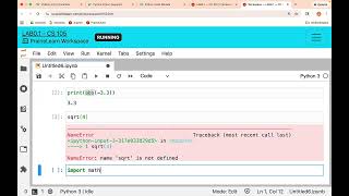 Python abs(), import, and the math module (CS105 at UIUC)