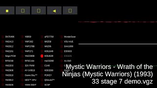 Mystic Warriors - Wrath of the Ninjas (Arcade) - Video Game Music - MAME