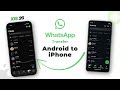Transfer WhatsApp chats from Android to iPhone | Transfer WhatsApp chats to iPhone | iOS 26