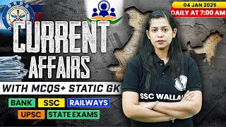 Current Affairs Today | 04 January Current Affairs 2025 | Daily Current Affairs | By Krati Mam