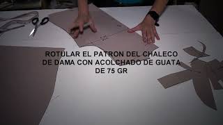 PATRON DE CHALECO DE DAMA PASO A PASO