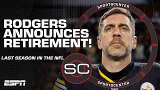 🚨 Breaking News 🚨 Aaron Rodgers plans to retire from the NFL after this season | SportsCenter