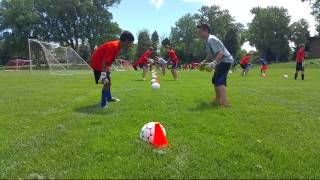 Fun warm up game for goalkeepers