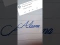 aleena beautiful name write in cursive writing cursive writing aleena beautiful name short clip