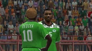 Ivory Coast vs Nigeria , Cote D'Ivoire vs Nigeria , PES 2006 PS2/PC , The Best Gameplay Ever !