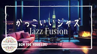 Jazz fusion with a sophisticated saxophone sound