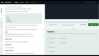 Hackerrank Python Solution #2 Math - Python: Triangle Quest 2