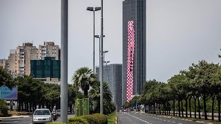 105 metara duga hrvatska zastava postavljena je na Dalmatia Tower