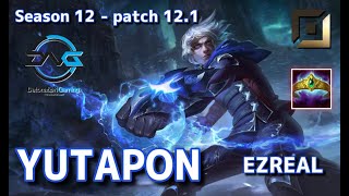 【KRサーバー/D3】DFM Yutapon エズリアル(Ezreal) VS ジン(Jhin) BOT - Patch12.1 KR Ranked【LoL】