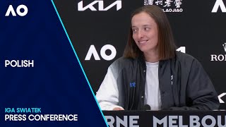 Iga Swiatek Press Conference po Polsku | Australian Open 2024 Second Round