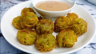 crispy potato balls with special sauce | potato recipes | aloo ki recipes | fried potatoes recipe