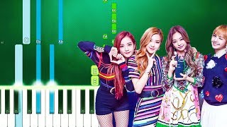 BLACKPINK - WHISTLE (Piano Tutorial Easy) By MUSICHELP