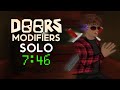 DOORS SOLO MODIFIERS SPEEDRUN - 7:46 (Unrestricted No Shop)