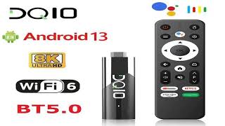 LEMFO DQ10 ATV Mini TV Stick Android13 Support 8K Video 4K Wifi6 Allwinner H618 Quad Core