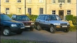 4X4's Toyota RAV4, Honda CR-V, Subaru Forester - Top Gear 1997