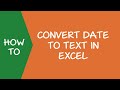 Cara Mengubah Tanggal Menjadi Teks di Excel (Dijelaskan dengan Contoh)