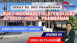 RUKO KLATEN DIJUAL | RUANG USAHA KLATEN DIJUAL | RUKO JOGJA DIJUAL