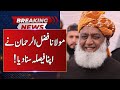 BREAKING NEWS | Maulana Fazal ur Rehman Makes BIG Announcement | Neo News | J191W