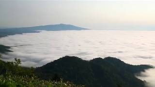 屈斜路湖　神秘の雲海