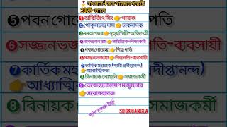 বাংলার 9 জন পাচ্ছেন পদ্মশ্রী 2025সালে।। বাংলা জিকে কুইজ।। #youtubeshorts #bangla #gk