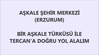 erzurum aşkale şehir merkezi seyahati gezisi, aşkale MERKEZ'DEN TERCAN'A DOĞRU YOL çekim kayıt