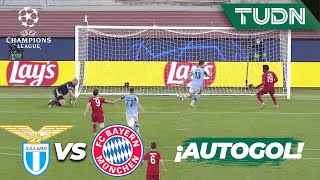 ¡PESADILLA! Francesco marca un autogol | Lazio 0-4 Bayern | Champions League 2021 - Octavos | TUDN