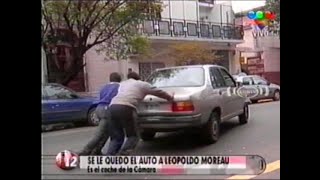 DiFilm - Se le queda el auto a Leopoldo Moreau - Mauro Viale