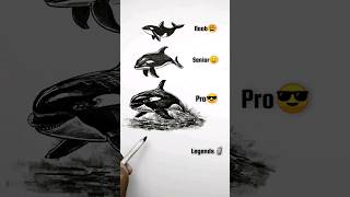drawing Killer whale #shorts #drawing #art