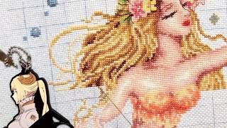 Flosstube: Stitch With Me 237【DOME 】Brilliant Mermaid cross stitch