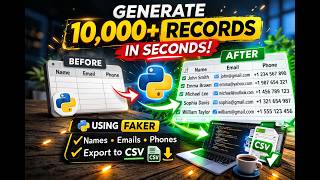 Auto Generate Data in Python with Faker (Beginner Friendly)