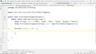 Priority Blocking Queue with Example