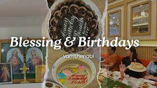 Blessing & Birthdays | fambam vlog