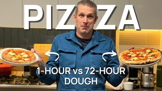 Homemade Pizza Dough | Quick and easy recipe vs 72-hour fermented dough recipe
