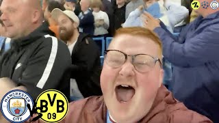 Absolute Carnage At The Etihad | Man City 2 - 1 Borussia Dortmund Champions League Match Vlog