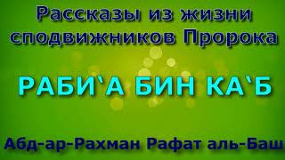 РАБИ‘А БИН КА‘Б - Рассказы из жизни сподвижников Пророка