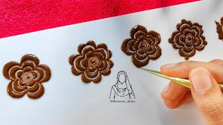 How to: 5 Beautiful Bold Henna Roses | Bold Henna Rose Tutorial @thouseenshenna